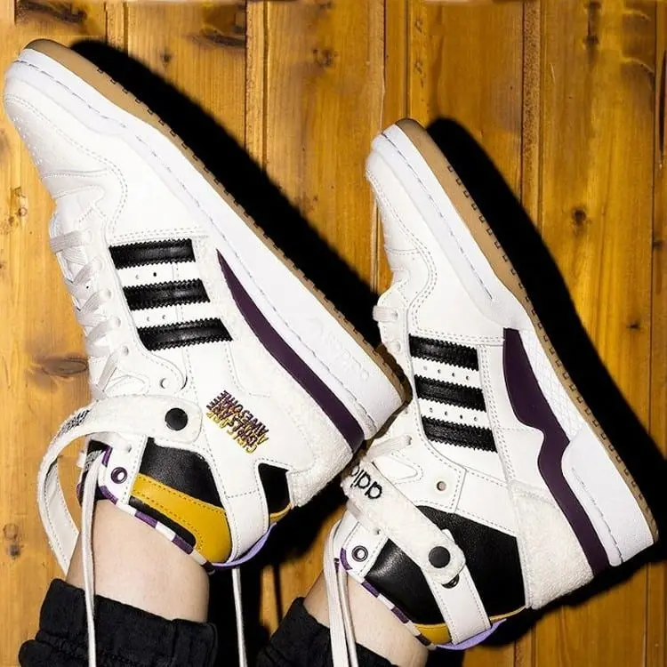 Alternative view of Giày Adidas Girls Are Awesome x Forum High 'Cloud White Purple' GY2632