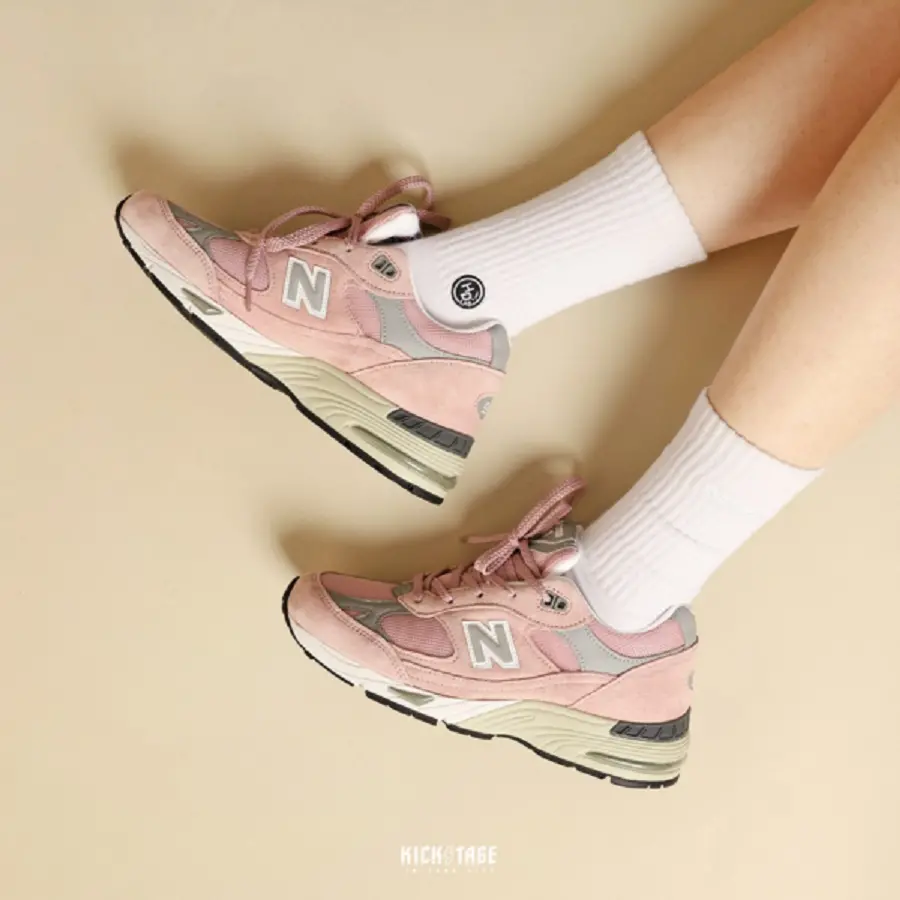 Giày New Balance Wmns 991 Made In England ‘Pink’ W991PNK - Ảnh 3