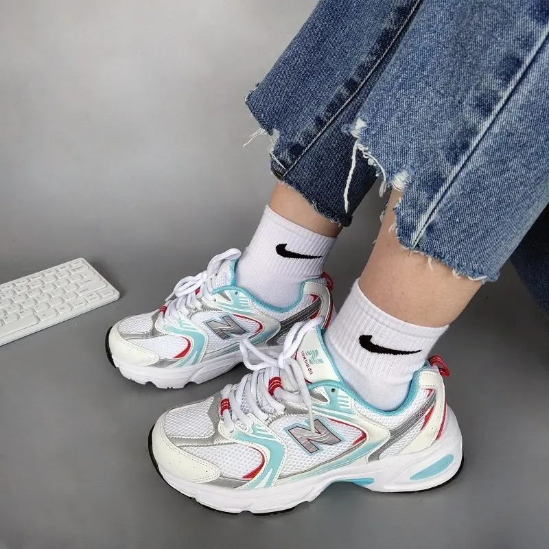 Giày New Balance 530 White Turquoise MR530CC1 - Ảnh 6