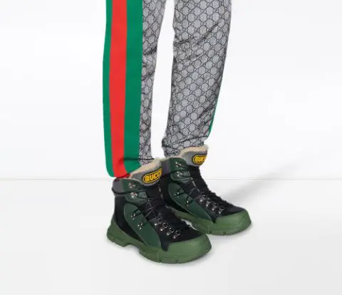 Giày Gucci Flashtrek High 'Black Green' 548714-D6090-1087 - Ảnh 4