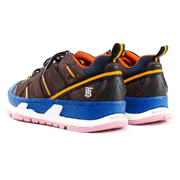 Giày Burberry Nylon Mesh Union 'Coffee Blue' 80156801 - Ảnh 4