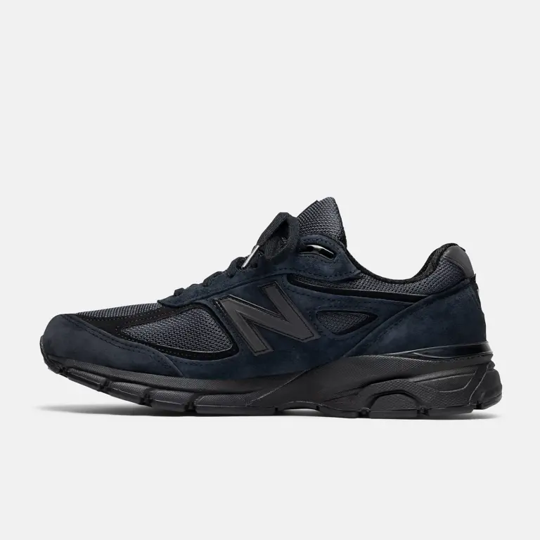 Giày New Balance JJJJound x 990v4 Made In USA ‘Navy’ M990JJ4 - Ảnh 3