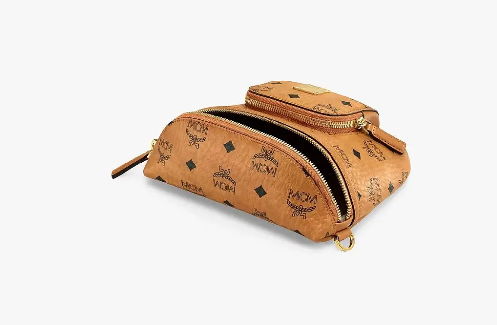 Túi MCM Klassik Crossbody In Visetos Cognac MMRBSKC07CO001 - Ảnh 3