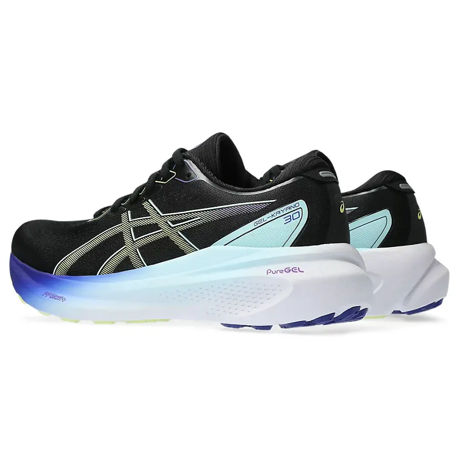 Alternative view of Giày Asics Gel-Kayano Wide 'Black/Glow Yellow' 1012B503-003