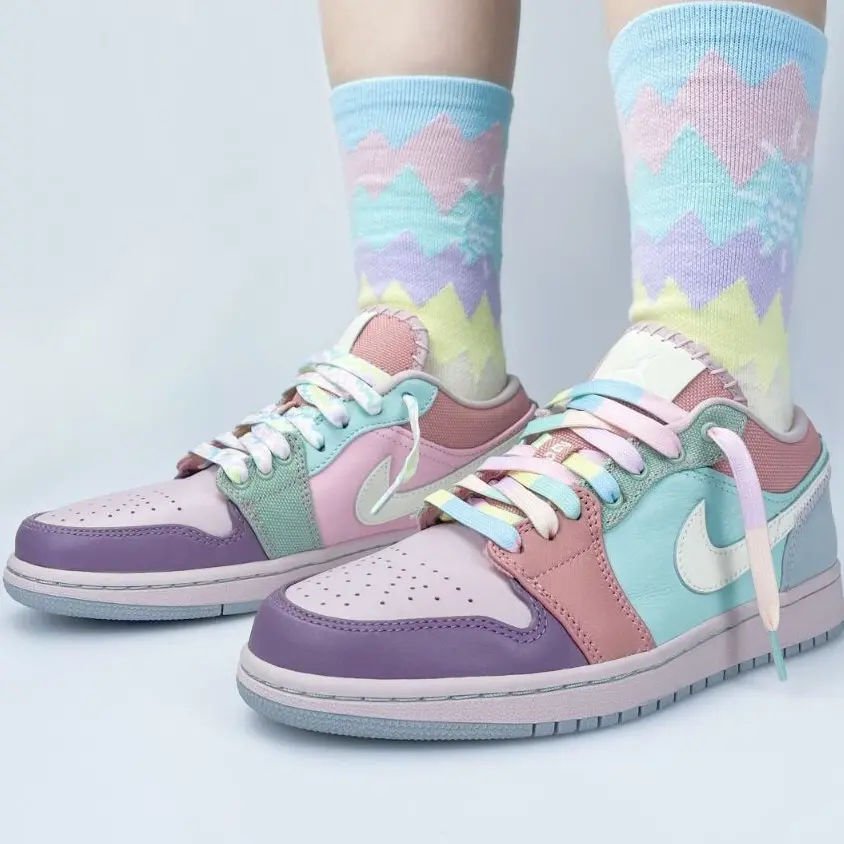 Giày Nike Air Jordan 1 Low SE 'Easter Pastel' DJ5196-615 - Ảnh 3