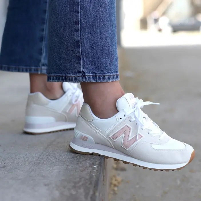Giày New Balance Wmns 574 Sea Salt Rose WL574NR2 - Ảnh 4