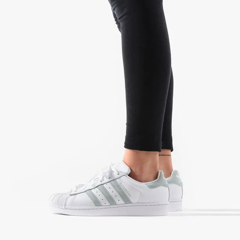 Giày Adidas Wmns Superstar 'White Vapour Green' EE7401 - Ảnh 5