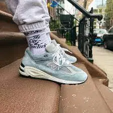 Alternative view of Giày New Balance Kith x 990v2 Made in USA ‘Storm Blue’ M990KH2