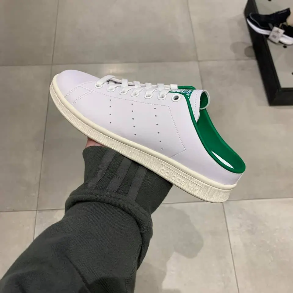 Giày Adidas Stan Smith Mule 'White Green' FX5849 - Ảnh 6