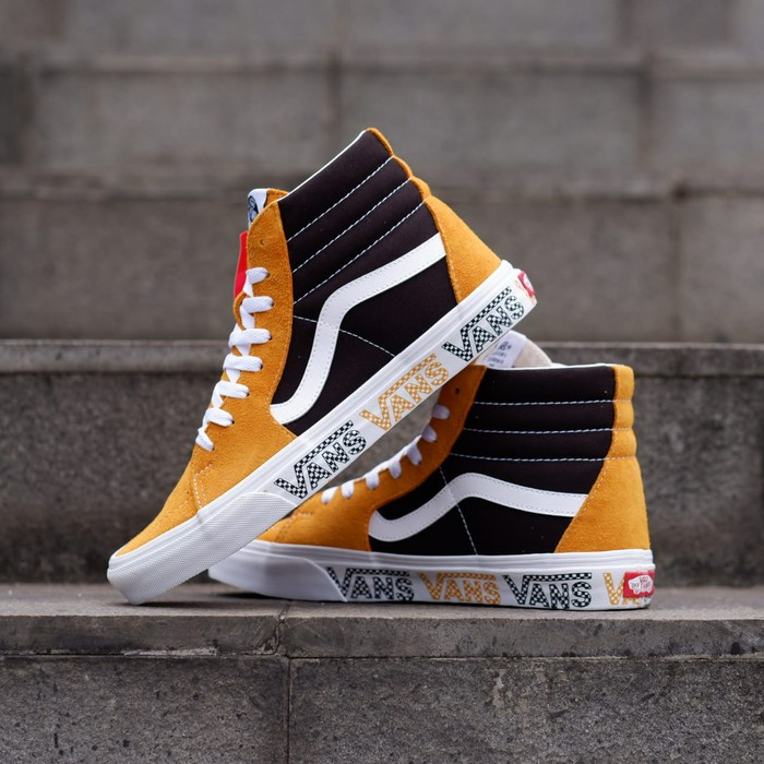 Giày Vans Sk8-Hi 'Check Sunflower' VN0A4BV6SXY - Ảnh 3
