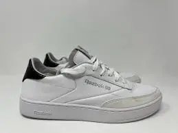 Giày Reebok Womens Club C clean White Black GY1383 - Ảnh 4