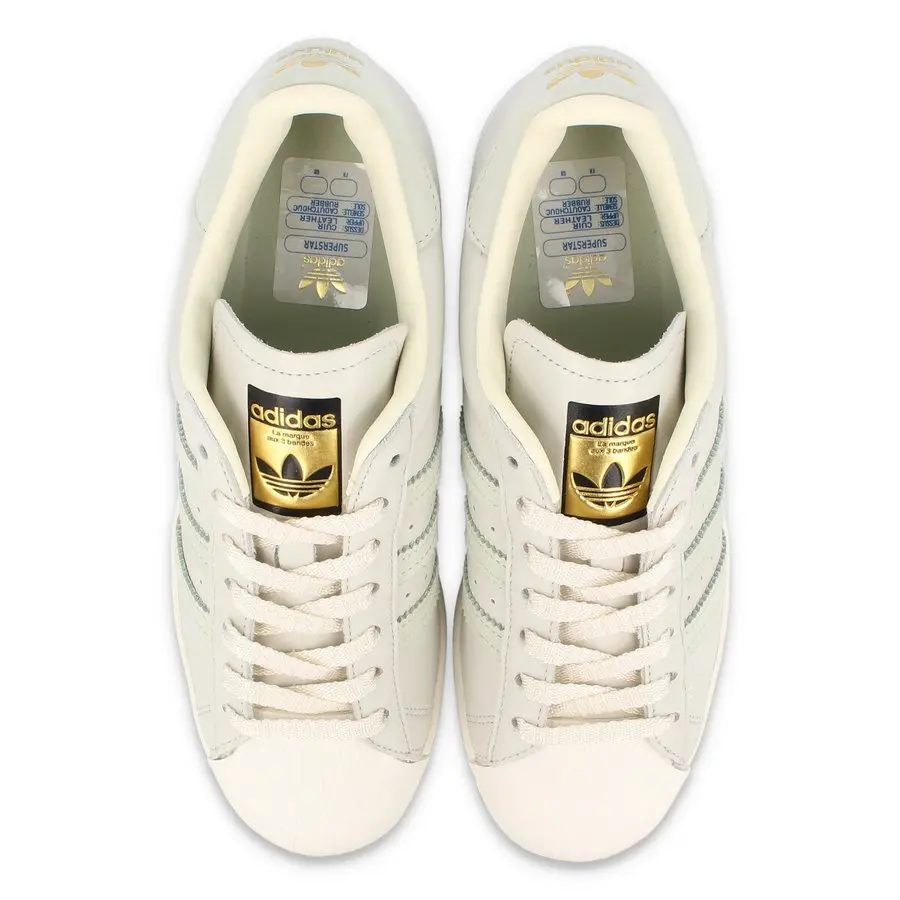 Giày Adidas Superstar White Gold H00168 - Ảnh 4