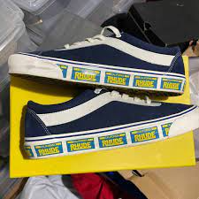 Giày Vans Rhude x Bold Ni 'Navy' VN0A3WLPTHG - Ảnh 4