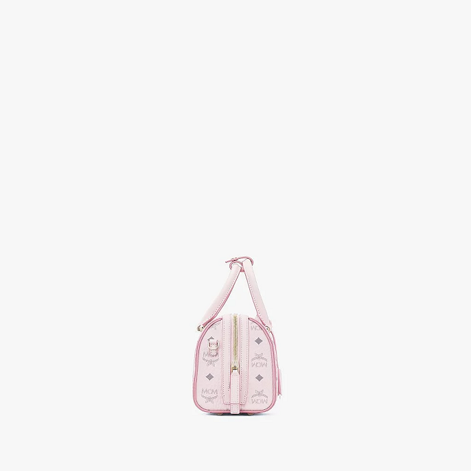 Túi MCM Essential Boston Bag Visetos 'Pink' MWB9SSE67QH001 - Ảnh 4