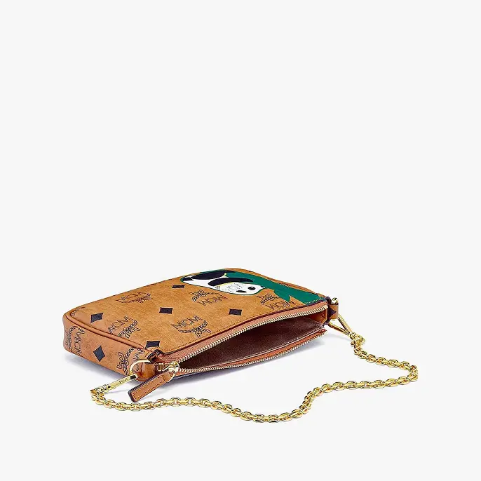 Túi MCM Zoo Panda Crossbody Visetos 'Cognac' MYZBSXL01CO001 - Ảnh 4