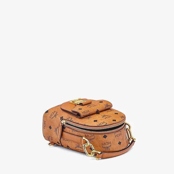 Balo MCM Patricia Backpack Visetos 'Cognac' MWKBSPA01CO001 - Ảnh 3