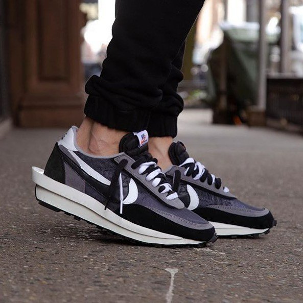 Giày Nike Sacai x LDWaffle 'Black' BV0073-001 - Ảnh 5