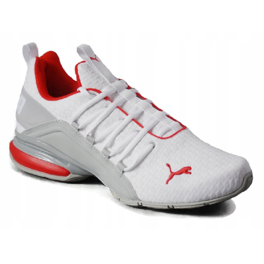 Giày Puma Axelion Block Men's 'White Red' 193148-02 - Ảnh 5