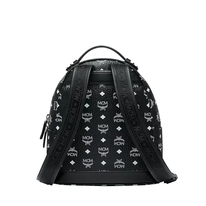 Balo MCM Stark Backpack in White Logo Visetos MMK9SVE49BV001 - Ảnh 3