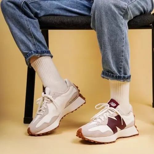 Giày New Balance 237 'White Burgundy' MS237SB - Ảnh 8
