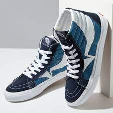Alternative view of Giày Vans Sk8-Hi Reissue 'Warp Parisian Night Navy' VN0A4U3D21Q