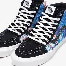 Giày Vans Sandy Liang x Sk8-Hi 38 DX 'Patchwork' VN0A54FB9ZP - Ảnh 3
