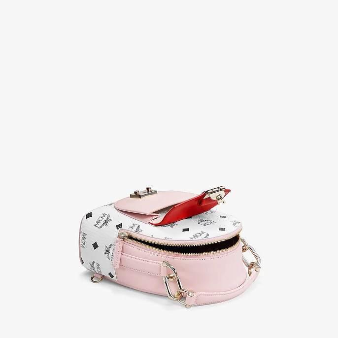 Túi MCM Patricia Backpack in Visetos Leather Block MWKBSPA02QH001 - Ảnh 3