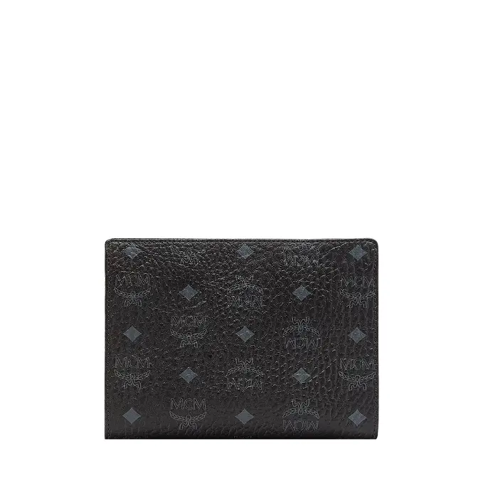 Alternative view of Túi MCM Zip Pouch in Visetos Original MXZ8AVI69BK001