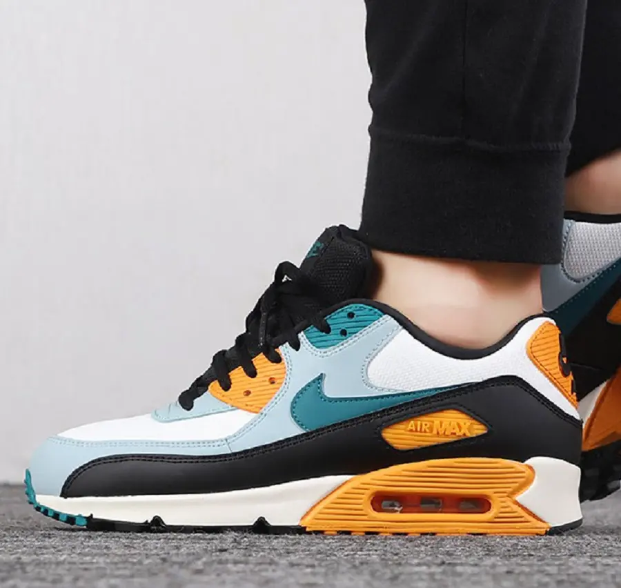 Alternative view of Giày Nike Air Max 90 Essential 'Blue Gold' AJ1285-110