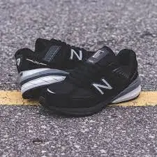 Alternative view of Giày New Balance Wmns 990v5 Made In USA 'Black' W990BK5