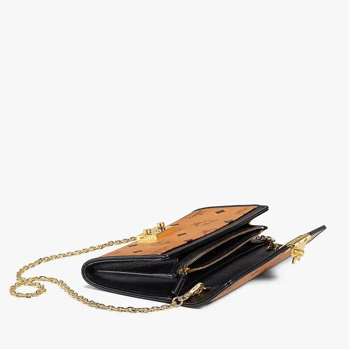 Túi MCM Patricia Crossbody Wallet Cognac MYLAAPA04CO001 - Ảnh 4