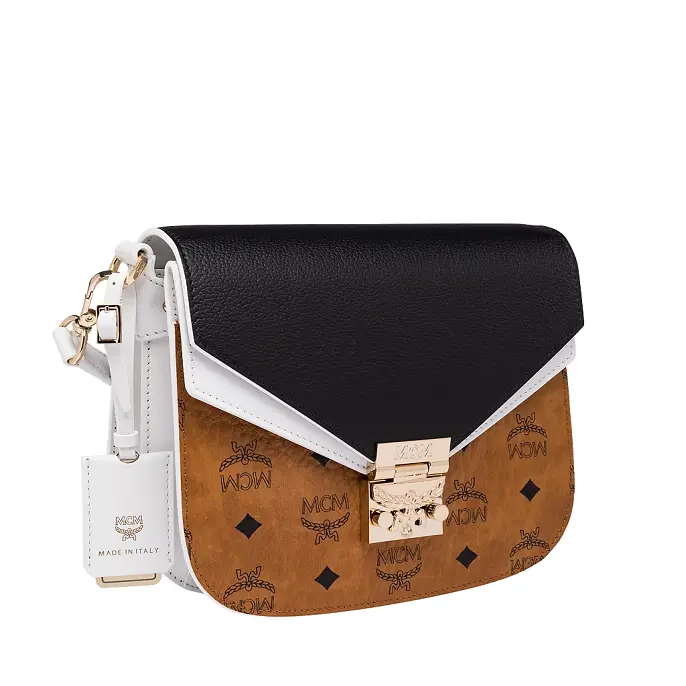 Túi MCM Patricia Shoulder Bag in Visetos 'Leather Block' MWS9SPA21CB001 - Ảnh 5