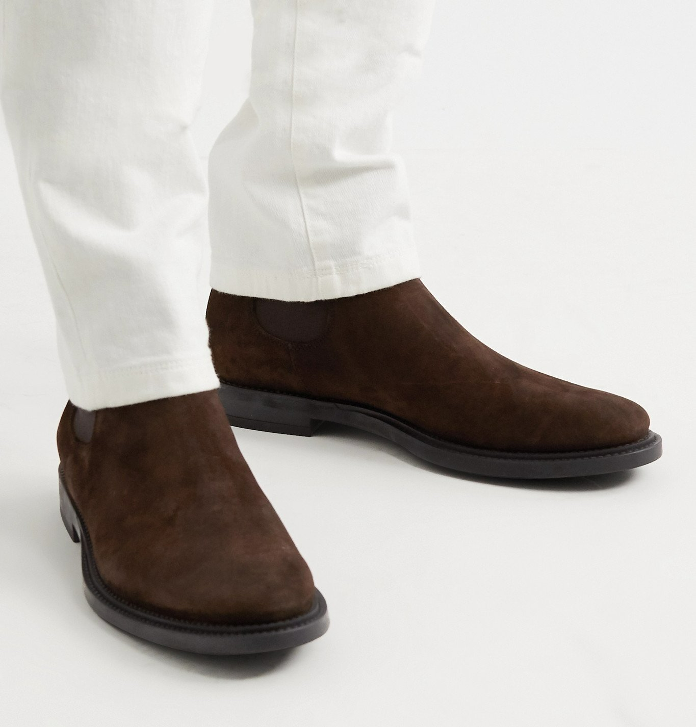 Giày Tod’s Suede Chelse Boots in Brown XXM62C00P20RE0S800 - Ảnh 2