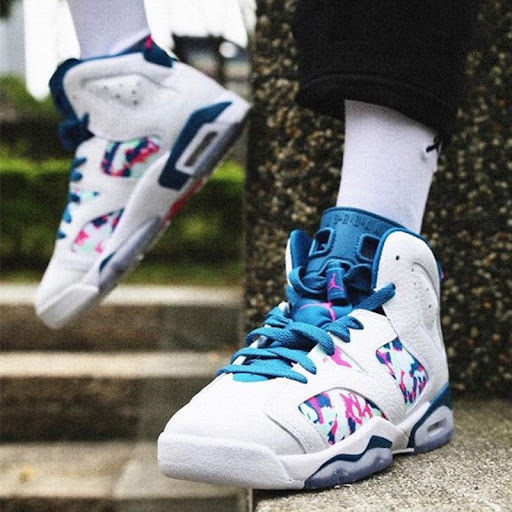 Giày Nike Air Jordan 6 Retro GS 'Green Abyss' 543390-153 - Ảnh 5