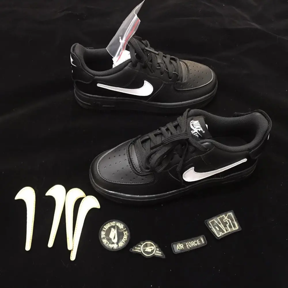 Giày Nike Air Force 1/1 GS 'Black' DB2812-001 - Ảnh 5