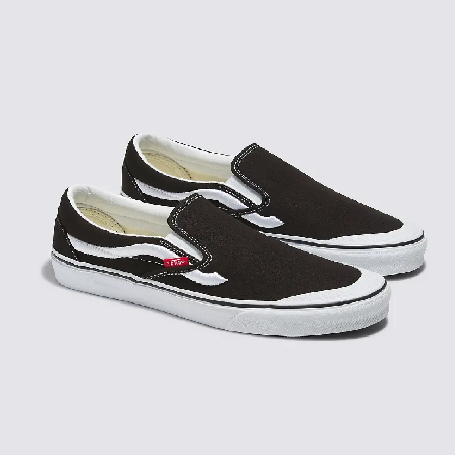 Alternative view of Giày Vans Classic Slip-On 138 'Sidestripe Black' VN000BW36BT