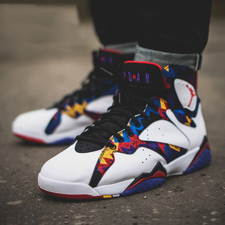 Giày Nike Air Jordan 7 Retro 'Sweater' 304775-142 - Ảnh 6