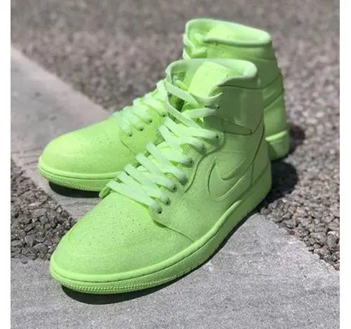 Giày Nike Air Jordan 1 High PRM 'Barely Volt' AH7389-700 - Ảnh 3
