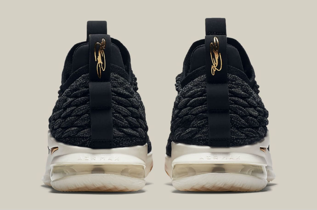 Giày Nike LeBron 15 Low 'Metallic Gold' AO1756-001 - Ảnh 5