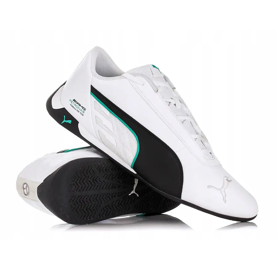 Alternative view of Giày Puma Mercedes R-cat 'White Black' 306558-02