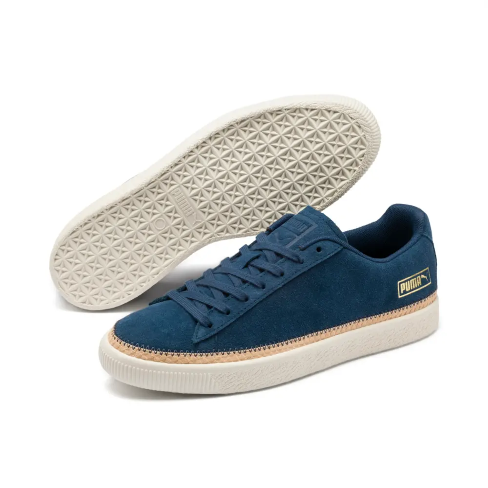 Giày Puma Suede Trim DLX Trainers 'Blue beige' 371749-03 - Ảnh 6