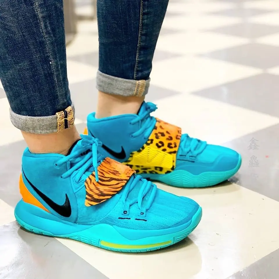 Giày Nike Kyrie 6 EP 'Animal Print - Oracle Aqua' BQ4631-300 - Ảnh 4