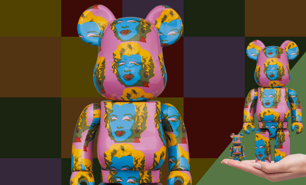 Mô Hình Bearbrick Andy Warhol Marilyn Monroe #2 - Ảnh 2