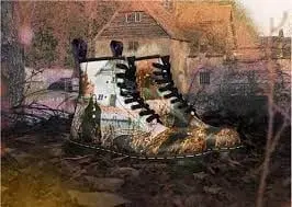 Alternative view of Giày Dr. Martens 1460 Black Sabbath Lace Up Boots 26315102