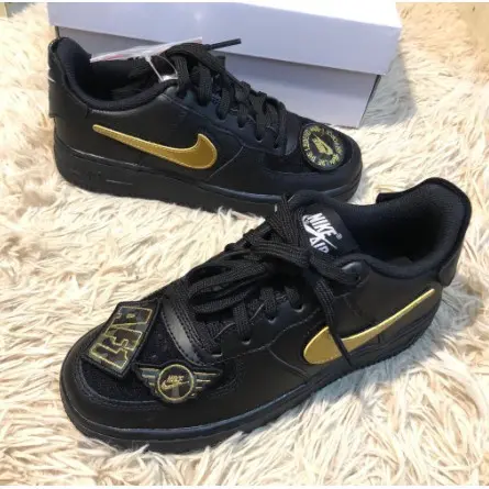 Giày Nike Air Force 1/1 GS 'Black' DB2812-001 - Ảnh 3