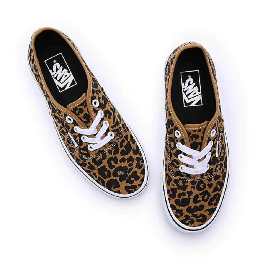 Giày Vans Authentic 'Leopard Black' VN0009PVBP6 - Ảnh 4
