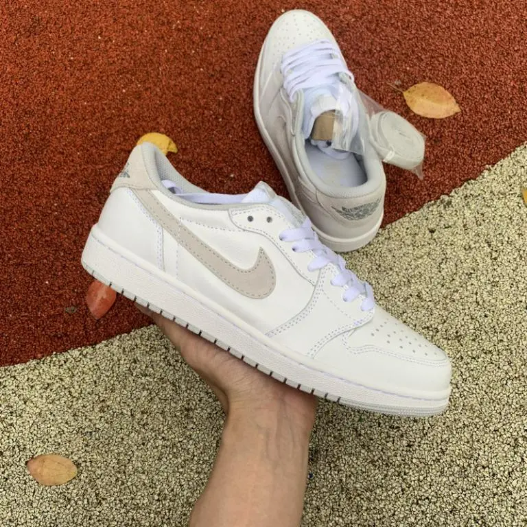 Giày Nike Wmns Air Jordan 1 Retro Low OG 'Neutral Grey' 2021 CZ0775-100 - Ảnh 4