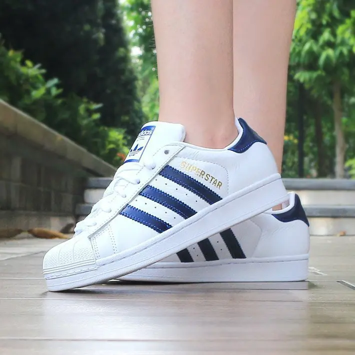 Giày Adidas Superstar 'White Royal' B41996 - Ảnh 6
