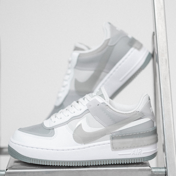 Giày Nike Air Force 1 Low Shadow White Grey CK6561-100 - Ảnh 4