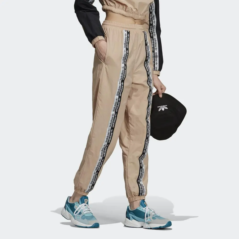 Quần Adidas Originals W Track Pants Khaki ED7423 - Ảnh 4